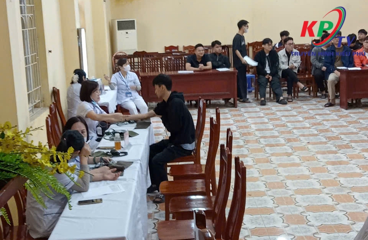 Ban Chỉ huy Quân sự xã Kiều Phú tiếp tục tổ chức khám sơ tuyển nghĩa vụ quân sự năm 2026- Ảnh 6.