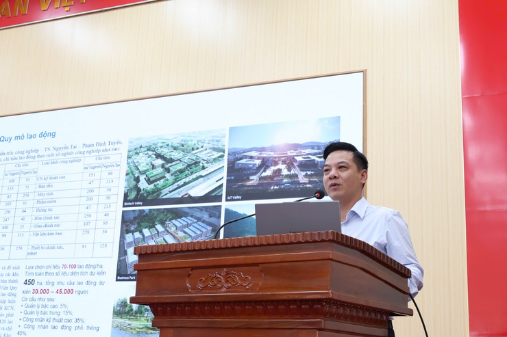 Tiến Thắng tổ chức hội nghị lấy ý kiến đối với Đồ án quy hoạch phân khu đô thị phía tây Vành đai 4 – Phân đoạn 1 (Bắc Sông hồng)- Ảnh 5.