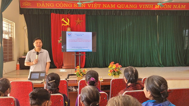 TRẠM Y TẾ XÃ THƯ LÂM TỔ CHỨC BUỔI TRUYỀN THÔNG PHÒNG CHỐNG TAI NẠN THƯƠNG TÍCH – XÂY DỰNG CỘNG ĐỒNG AN TOÀN- Ảnh 1.