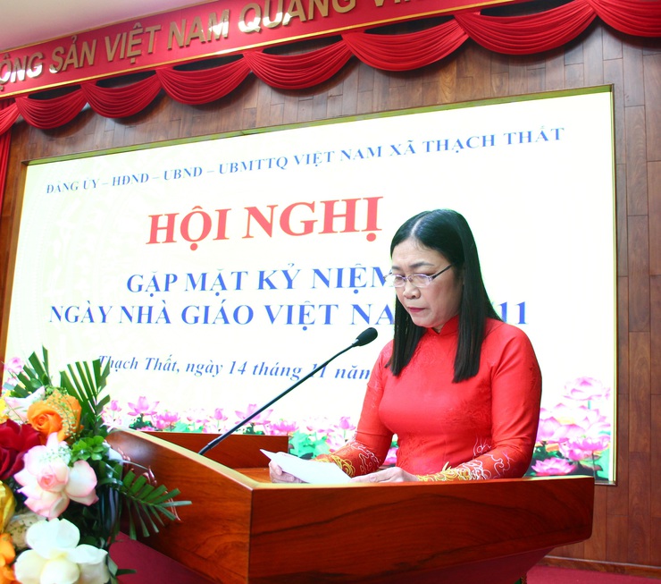 THẠCH THẤT: GẶP MẶT KỶ NIỆM NGÀY NHÀ GIÁO VIỆT NAM 20/11/2025- Ảnh 11.