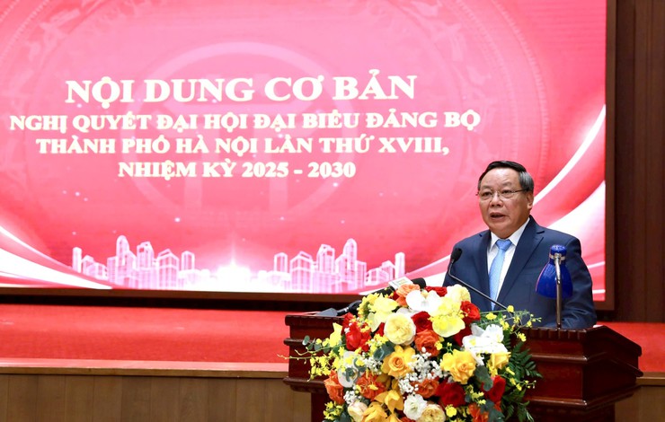 Đảng bộ phường Tây Tựu tham dự Hội nghị trực tuyến học tập, nghiên cứu, triển khai thực hiện Nghị quyết Đại hội Đảng bộ thành phố Hà Nội lần thứ XVIII- Ảnh 2.