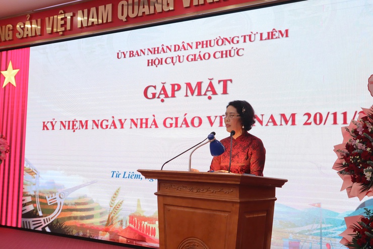 Cựu giáo chức phường Từ Liêm gặp mặt nhân kỷ niệm Ngày Nhà giáo Việt Nam 20/11- Ảnh 4.