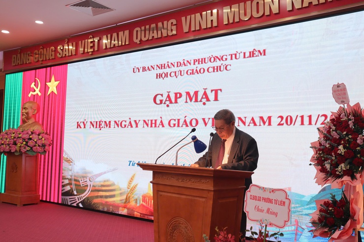 Cựu giáo chức phường Từ Liêm gặp mặt nhân kỷ niệm Ngày Nhà giáo Việt Nam 20/11- Ảnh 6.