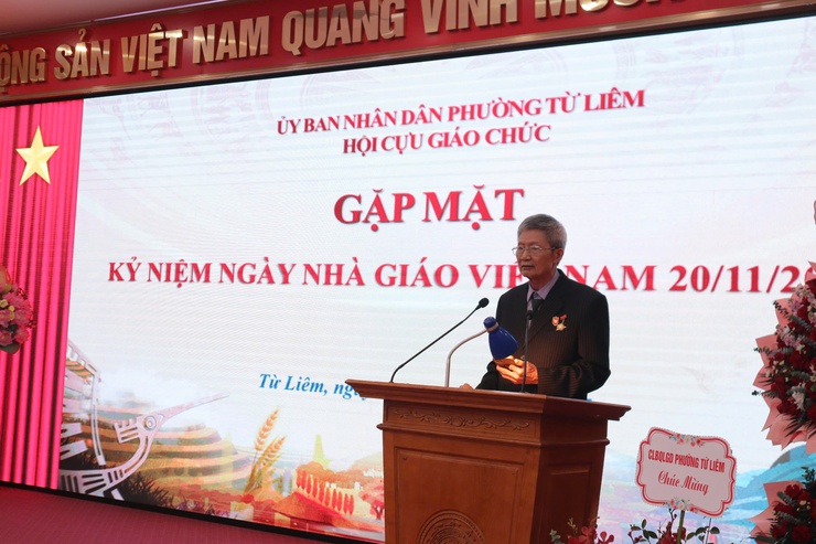 Cựu giáo chức phường Từ Liêm gặp mặt nhân kỷ niệm Ngày Nhà giáo Việt Nam 20/11- Ảnh 8.