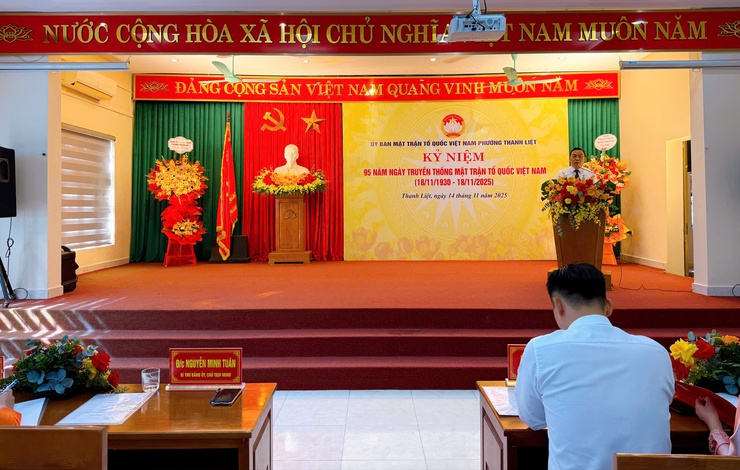 Uỷ ban MTTQ Việt Nam phường Thanh Liệt: Kỷ niệm 95 năm Ngày truyền thống Mặt trận Tổ quốc Việt Nam- Ảnh 7.
