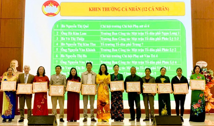 Ủy ban Mặt trận tổ quốc Việt Nam phường Tây Tựu  kỷ niệm 95 năm ngày truyền thống MTTQ Việt Nam- Ảnh 3.