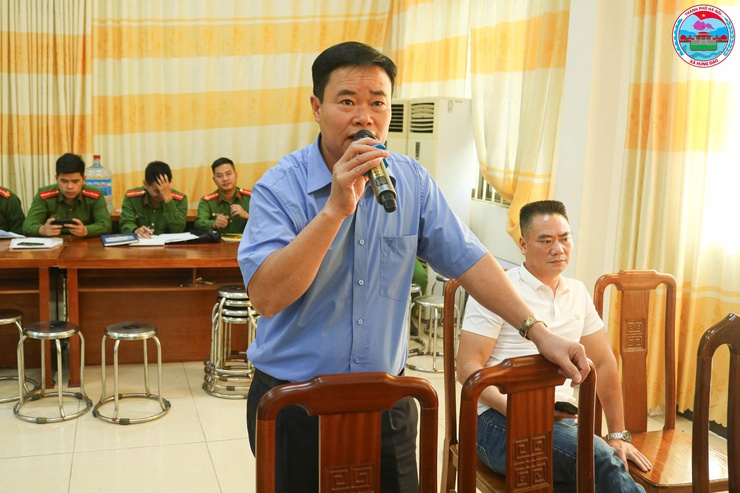 CÔNG AN XÃ HƯNG ĐẠO TỔ CHỨC HỘI NGHỊ LẮNG NGHE Ý KIẾN NHÂN DÂN VỀ CÔNG TÁC ANTT- Ảnh 4.
