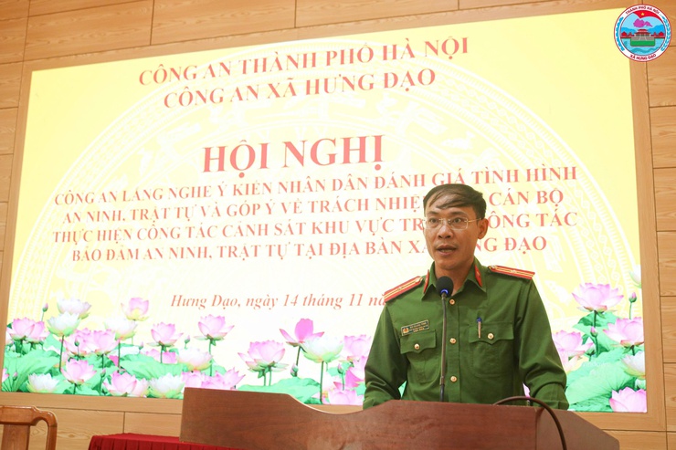 CÔNG AN XÃ HƯNG ĐẠO TỔ CHỨC HỘI NGHỊ LẮNG NGHE Ý KIẾN NHÂN DÂN VỀ CÔNG TÁC ANTT- Ảnh 9.