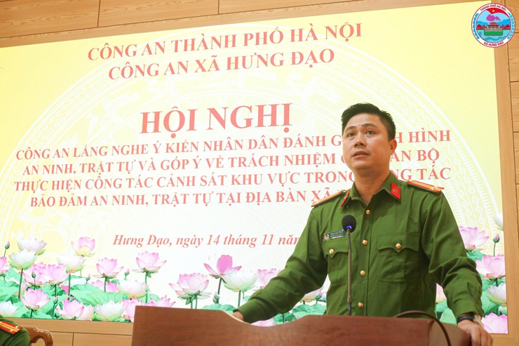 CÔNG AN XÃ HƯNG ĐẠO TỔ CHỨC HỘI NGHỊ LẮNG NGHE Ý KIẾN NHÂN DÂN VỀ CÔNG TÁC ANTT- Ảnh 12.