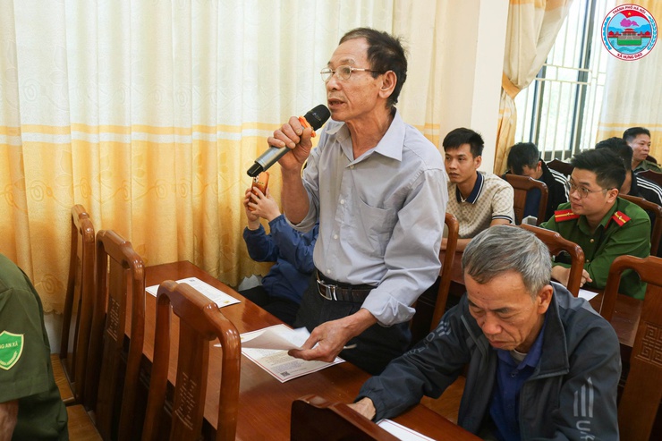 CÔNG AN XÃ HƯNG ĐẠO TỔ CHỨC HỘI NGHỊ LẮNG NGHE Ý KIẾN NHÂN DÂN VỀ CÔNG TÁC ANTT- Ảnh 3.