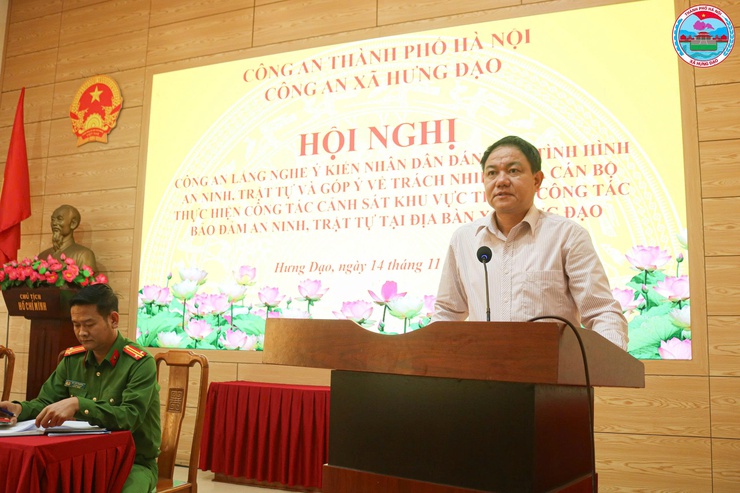 CÔNG AN XÃ HƯNG ĐẠO TỔ CHỨC HỘI NGHỊ LẮNG NGHE Ý KIẾN NHÂN DÂN VỀ CÔNG TÁC ANTT- Ảnh 11.