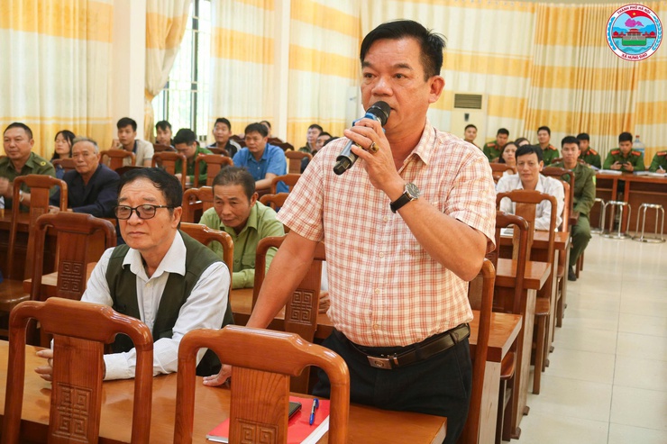 CÔNG AN XÃ HƯNG ĐẠO TỔ CHỨC HỘI NGHỊ LẮNG NGHE Ý KIẾN NHÂN DÂN VỀ CÔNG TÁC ANTT- Ảnh 5.