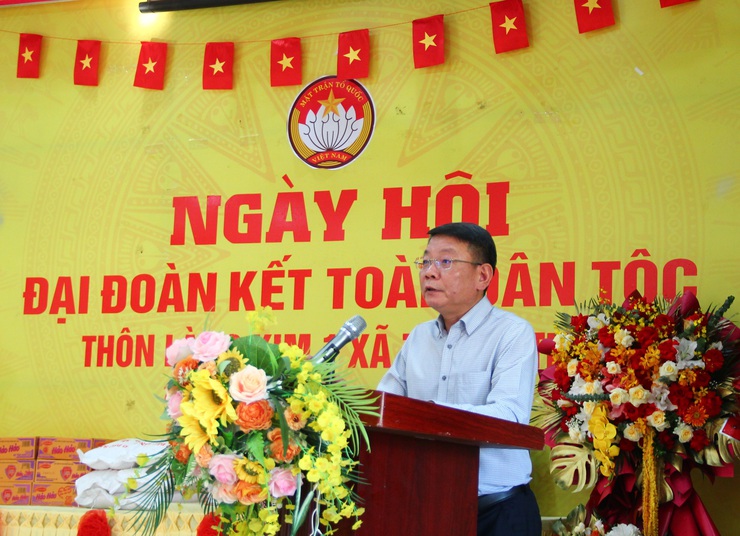 Không khí đoàn kết, ấm áp tại Ngày hội Đại đoàn kết thôn Làng Kim 1- Ảnh 1.