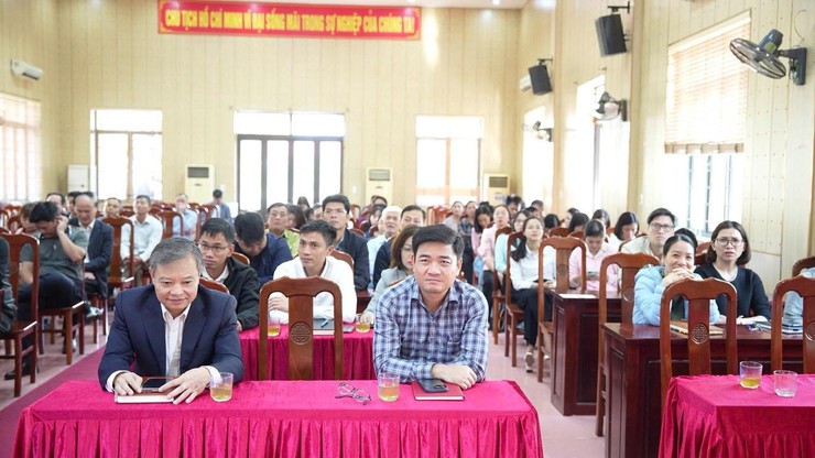 Đảng ủy xã An Khánh tiếp sóng Hội nghị học tập, nghiên cứu, triển khai thực hiện Nghị quyết Đại hội đại biểu Đảng bộ Thành phố lần thứ XVIII- Ảnh 3.