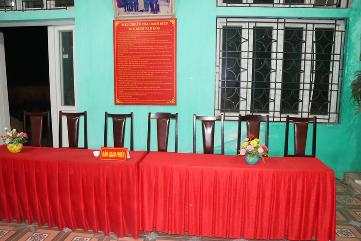 Các đồng chí lãnh đạo Đảng ủy xã Phú Xuyên kiểm tra công tác bầu cử Trưởng thôn, Trưởng tiểu khu trên địa bàn.- Ảnh 11.