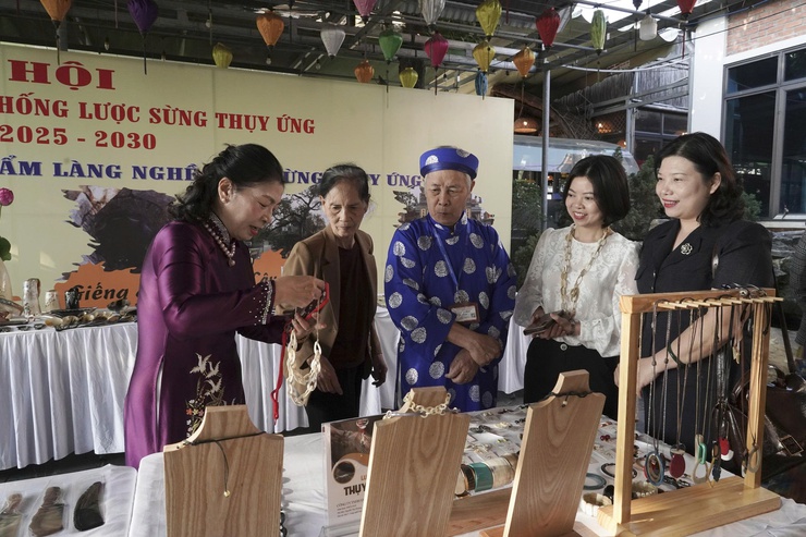 Đại hội Hội làng nghề truyền thống lược sừng Thụy Ứng, nhiệm kỳ 2025 – 2030- Ảnh 3.