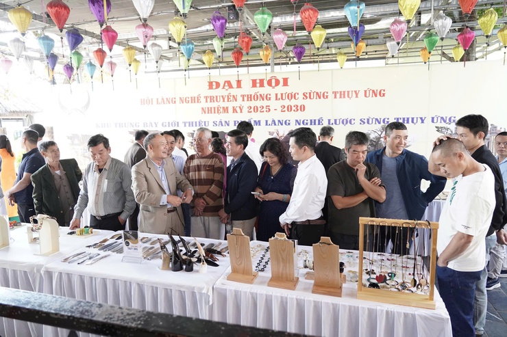 Đại hội Hội làng nghề truyền thống lược sừng Thụy Ứng, nhiệm kỳ 2025 – 2030- Ảnh 2.