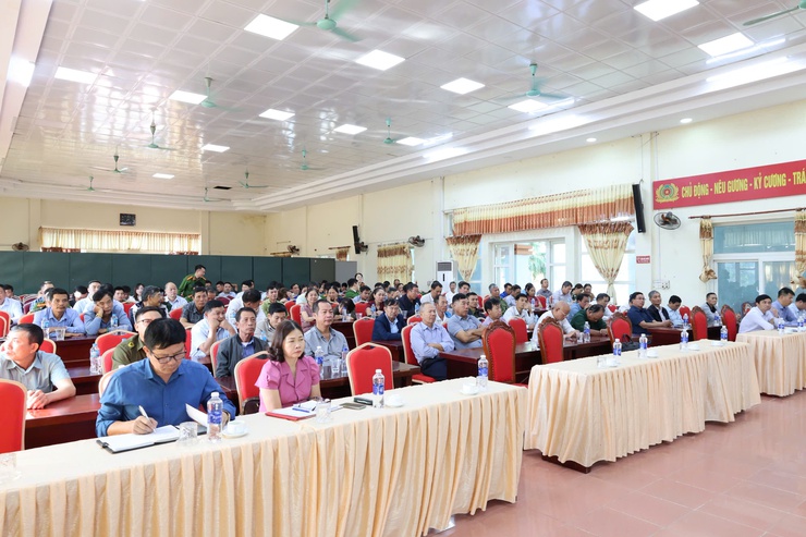 Hội nghị “Công an lắng nghe ý kiến Nhân dân, đánh giá tình hình an ninh trật tự và góp ý trách nhiệm Cảnh sát khu vực trong công tác đảm bảo ANTT tại cơ sở năm 2025- Ảnh 1.