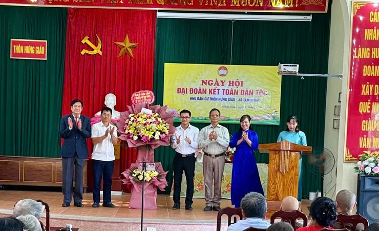 Khu dân cư Hưng Giáo sôi nổi tổ chức Ngày hội Đại đoàn kết toàn dân tộc năm 2025- Ảnh 1.