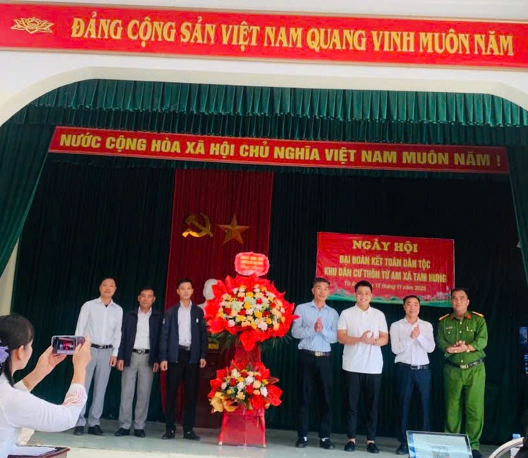 Khu dân cư Từ Am tưng bừng Ngày hội Đại đoàn kết toàn dân tộc năm 2025- Ảnh 1.