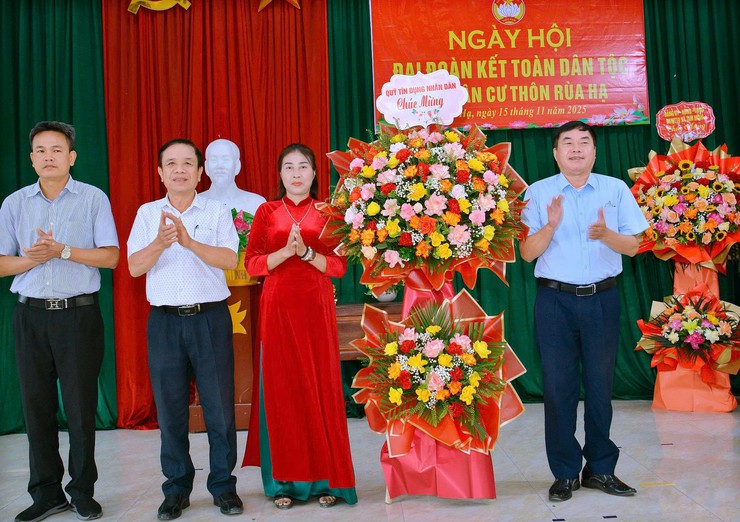 Rùa Hạ rộn ràng Ngày hội Đại đoàn kết toàn dân tộc: Lan tỏa tinh thần đoàn kết, bồi đắp sức mạnh cộng đồng- Ảnh 4.