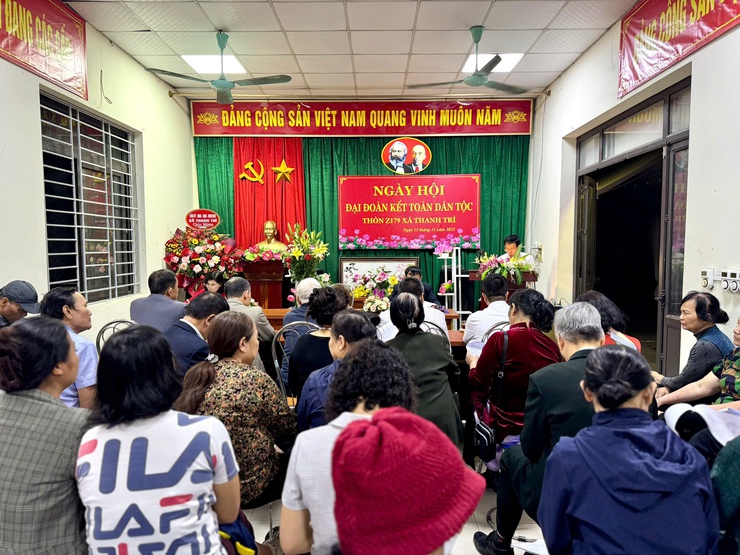 Thôn Z179, xã Thanh Trì: Lan tỏa tinh thần đoàn kết trong Ngày hội Đại đoàn kết toàn dân tộc 2025- Ảnh 3.