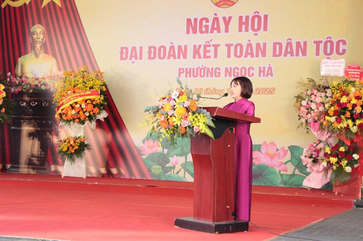 Ngọc Hà rộn ràng Ngày hội Đại đoàn kết: Lan tỏa sức mạnh 95 năm truyền thống MTTQ Việt Nam- Ảnh 2.