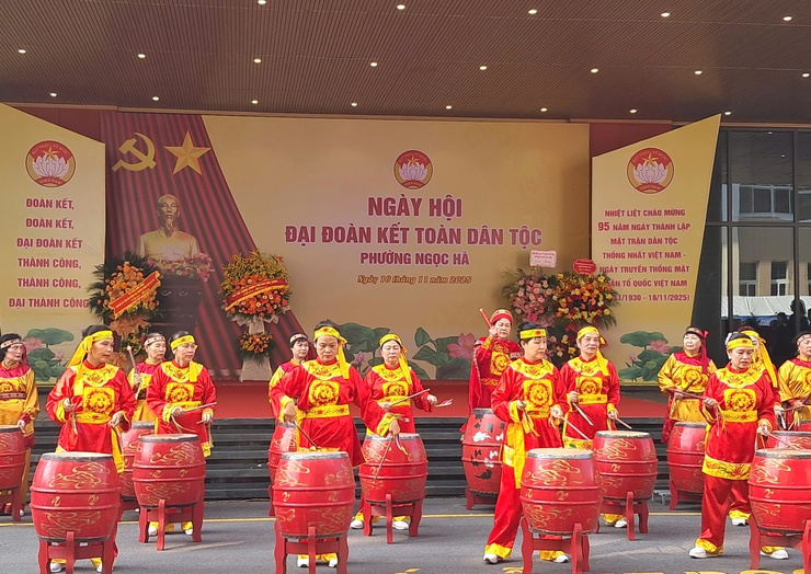 Ngọc Hà rộn ràng Ngày hội Đại đoàn kết: Lan tỏa sức mạnh 95 năm truyền thống MTTQ Việt Nam- Ảnh 15.