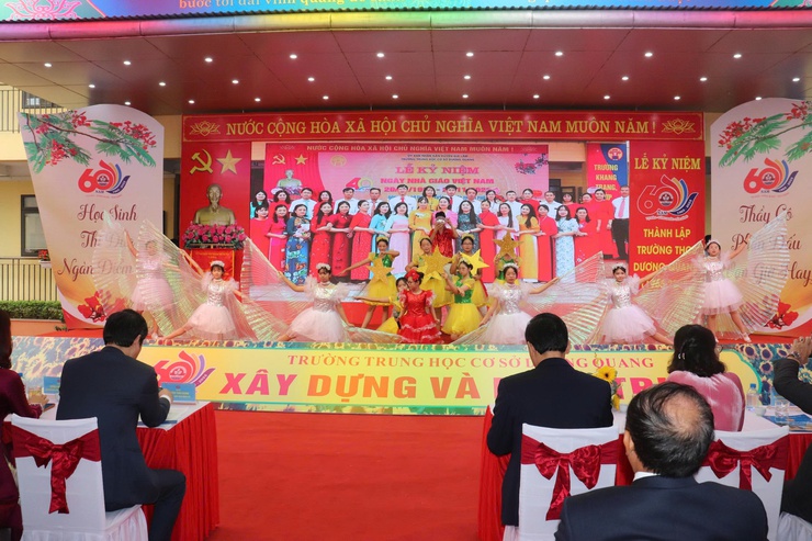 Long trọng Lễ Kỷ niệm 60 năm Ngày thành lập Trường THCS Dương Quang- Ảnh 12.