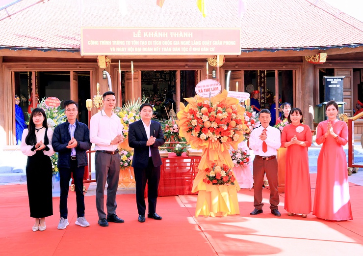 THÔN CHÂU PHONG TỔ CHỨC LỄ KHÁNH THÀNH CÔNG TRÌNH TRÙNG TU, TÔN TẠO DI TÍCH QUỐC GIA NGHÈ LÀNG QUẬY CHÂU PHONG VÀ NGÀY HỘI ĐẠI ĐOÀN KẾT TOÀN DÂN TỘC NĂM 2025- Ảnh 4.