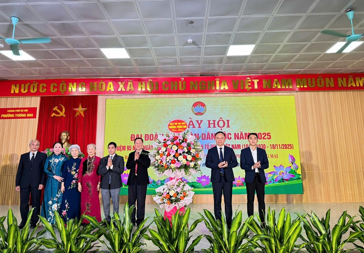 Phường Tương Mai: Liên Tổ dân phố 1, 2, 3, 4, 5, 6 Phường tổ chức Ngày hội Đại đoàn kết toàn dân tộc năm 2025- Ảnh 3.