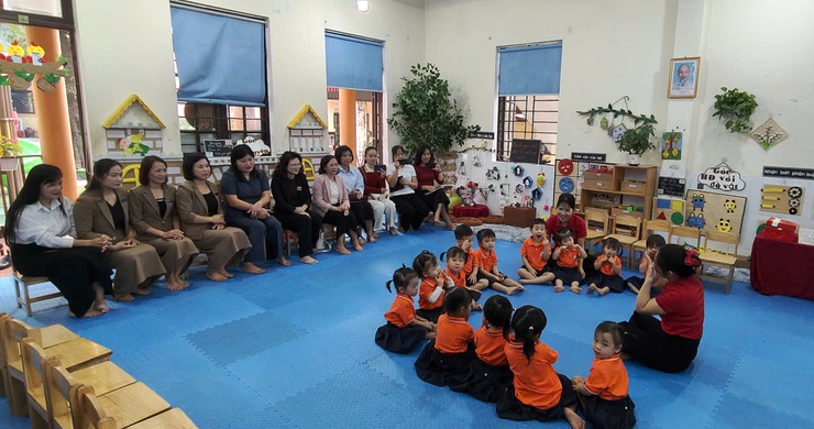 Trường Mầm non Sơn Đông: Phát triển tình cảm và kỹ năng xã hội cho trẻ mầm non- Ảnh 7.