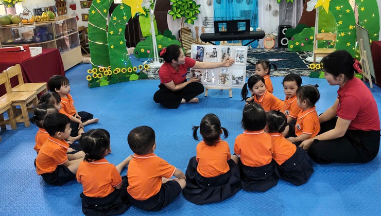 Trường Mầm non Sơn Đông: Phát triển tình cảm và kỹ năng xã hội cho trẻ mầm non- Ảnh 4.