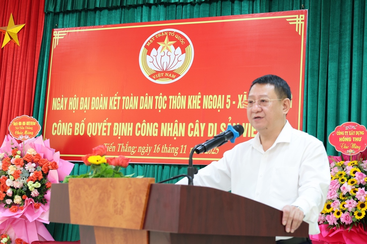 Các đồng chí lãnh đạo xã chung vui Ngày hội Đại đoàn kết toàn dân tộc tại các khu dân cư- Ảnh 5.