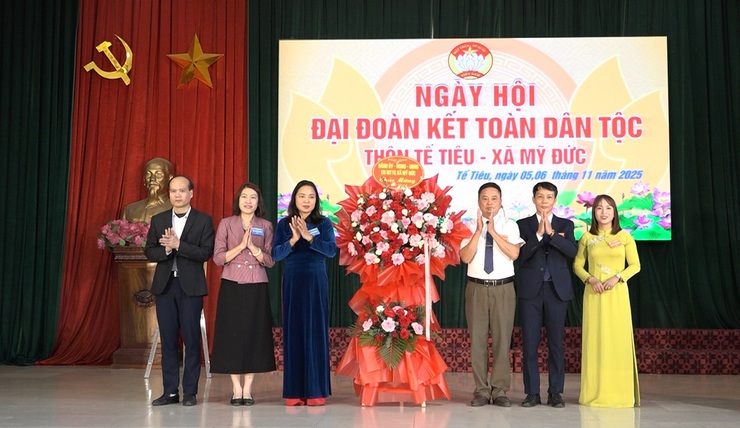 Xã Mỹ Đức sôi nổi nhiều hoạt động chào mừng ngày hội đại đoàn kết toàn- Ảnh 1.