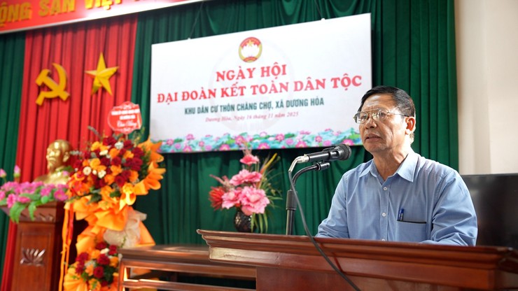 Ngày hội Đại đoàn kết toàn dân tộc khu dân cư thôn Chàng Chợ- Ảnh 6.