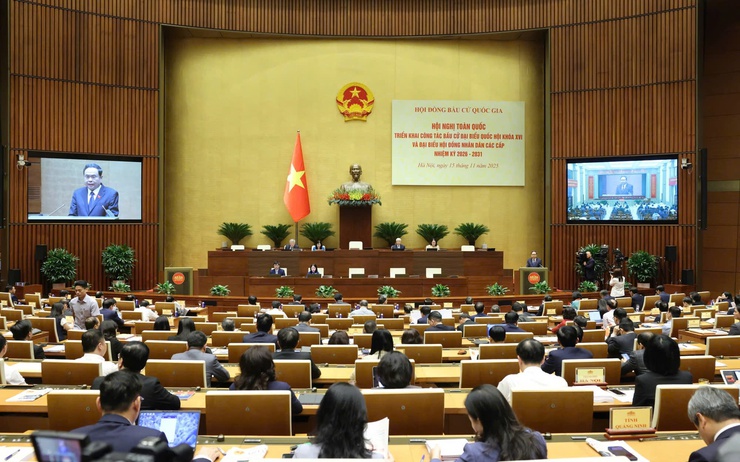 Hội nghị toàn quốc quán triệt Chỉ thị của Bộ Chính trị triển khai công tác bầu cử
- Ảnh 4.