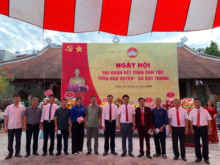 Các thôn trên địa bàn xã Bát Tràng tổ chức Ngày hội Đại đoàn kết toàn dân tộc năm 2025- Ảnh 5.