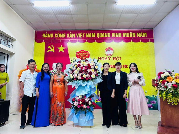 31/31 thôn trên địa bàn xã Thạch Thất sôi nổi tổ chức Ngày hội Đại đoàn kết toàn dân tộc năm 2025- Ảnh 6.