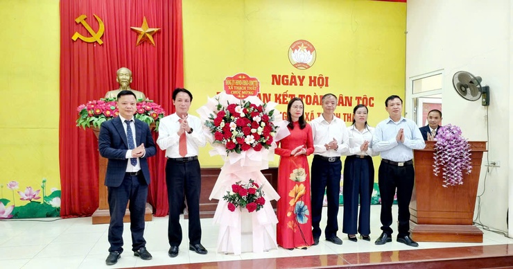 31/31 thôn trên địa bàn xã Thạch Thất sôi nổi tổ chức Ngày hội Đại đoàn kết toàn dân tộc năm 2025- Ảnh 7.