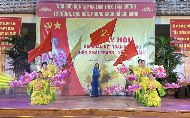 Các thôn trên địa bàn xã Bát Tràng tổ chức Ngày hội Đại đoàn kết toàn dân tộc năm 2025- Ảnh 7.