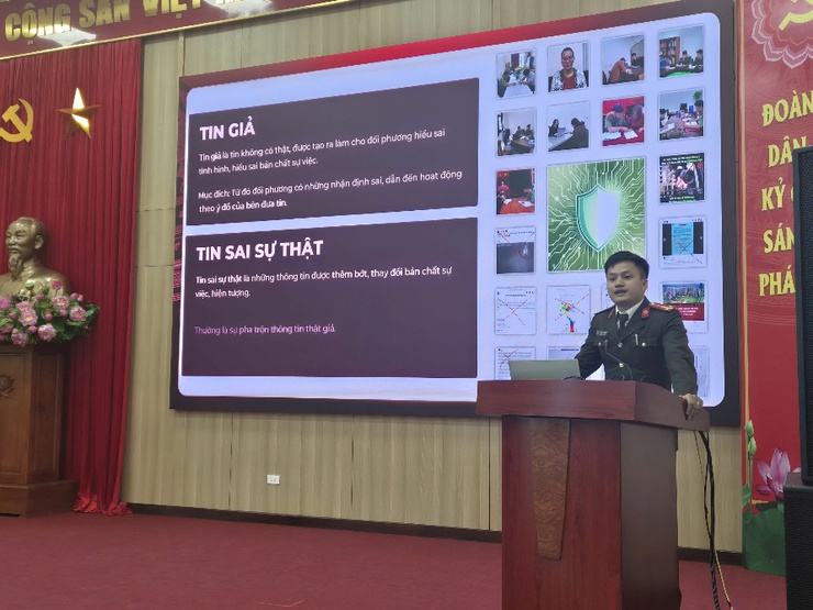 Phường Phương Liệt tổ chức tập huấn công tác xử lý tin giả, tin sai sự thật và bảo vệ bí mật nhà nước- Ảnh 2.