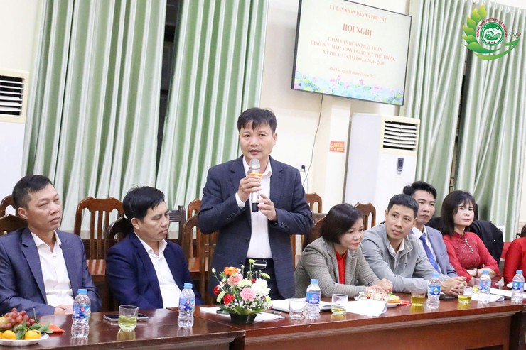 Xã Phú Cát tổ chức Hội nghị tham vấn Đề án phát triển giáo dục mầm non và giáo dục phổ thông giai đoạn 2026–2030- Ảnh 6.