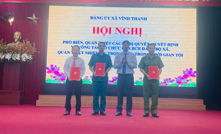 Xã Vĩnh Thanh: Kiện toàn tổ chức bộ máy, nâng cao hiệu lực, hiệu quả quản lý nhà nước- Ảnh 2.