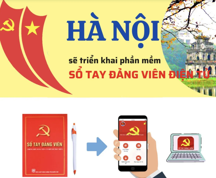 Chương Dương: Triển khai đồng bộ ứng dụng "Sổ tay đảng viên điện tử"- Ảnh 1.
