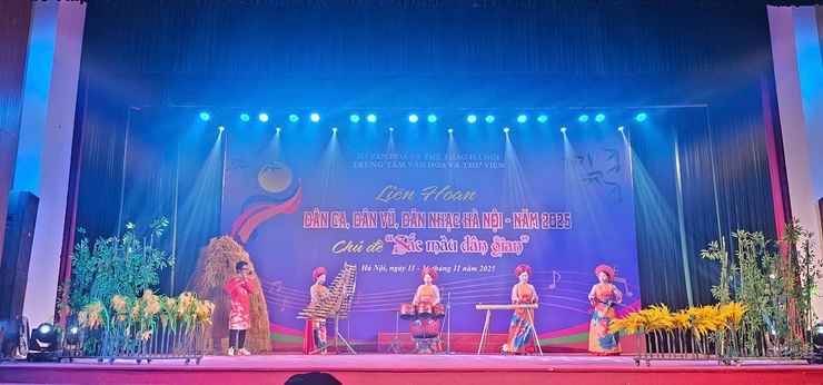 Phường Xuân Đỉnh đạt Giải Ba tại Liên hoan dân ca, dân vũ, dân nhạc Hà Nội năm 2025- Ảnh 1.