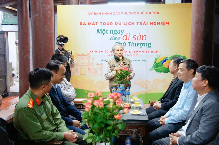 Ra mắt Tour du lịch trải nghiệm “Một ngày cùng Di sản Phú Thượng”- Ảnh 1.