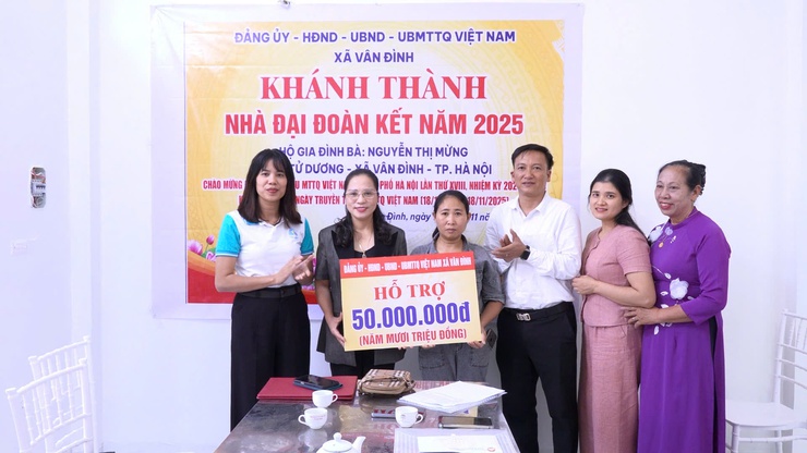 MTTQ xã Vân Đình - Dấu ấn từ những công trình và hoạt động nghĩa tình đại đoàn kết.- Ảnh 12.