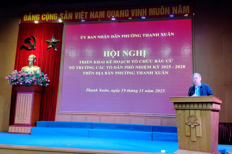 UBND phường Thanh Xuân triển khai công tác bầu Tổ trưởng Tổ dân phố nhiệm kỳ 2025-2028- Ảnh 5.