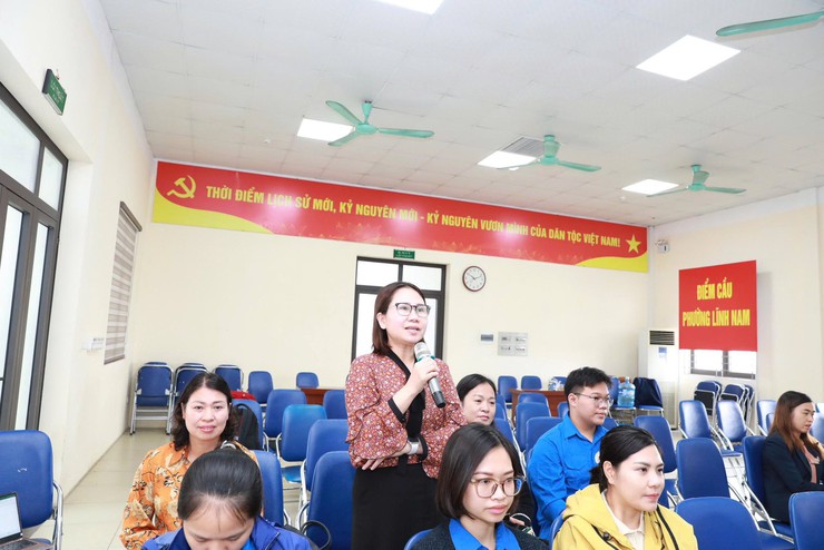 CHỦ TỊCH UBND PHƯỜNG LĨNH NAM ĐỐI THOẠI VỚI THANH NIÊN NĂM 2025- Ảnh 5.